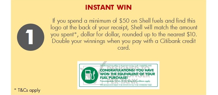 Shell FuelSave - Win With Shell - Contest 1