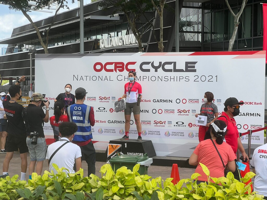On the podium National champ for category