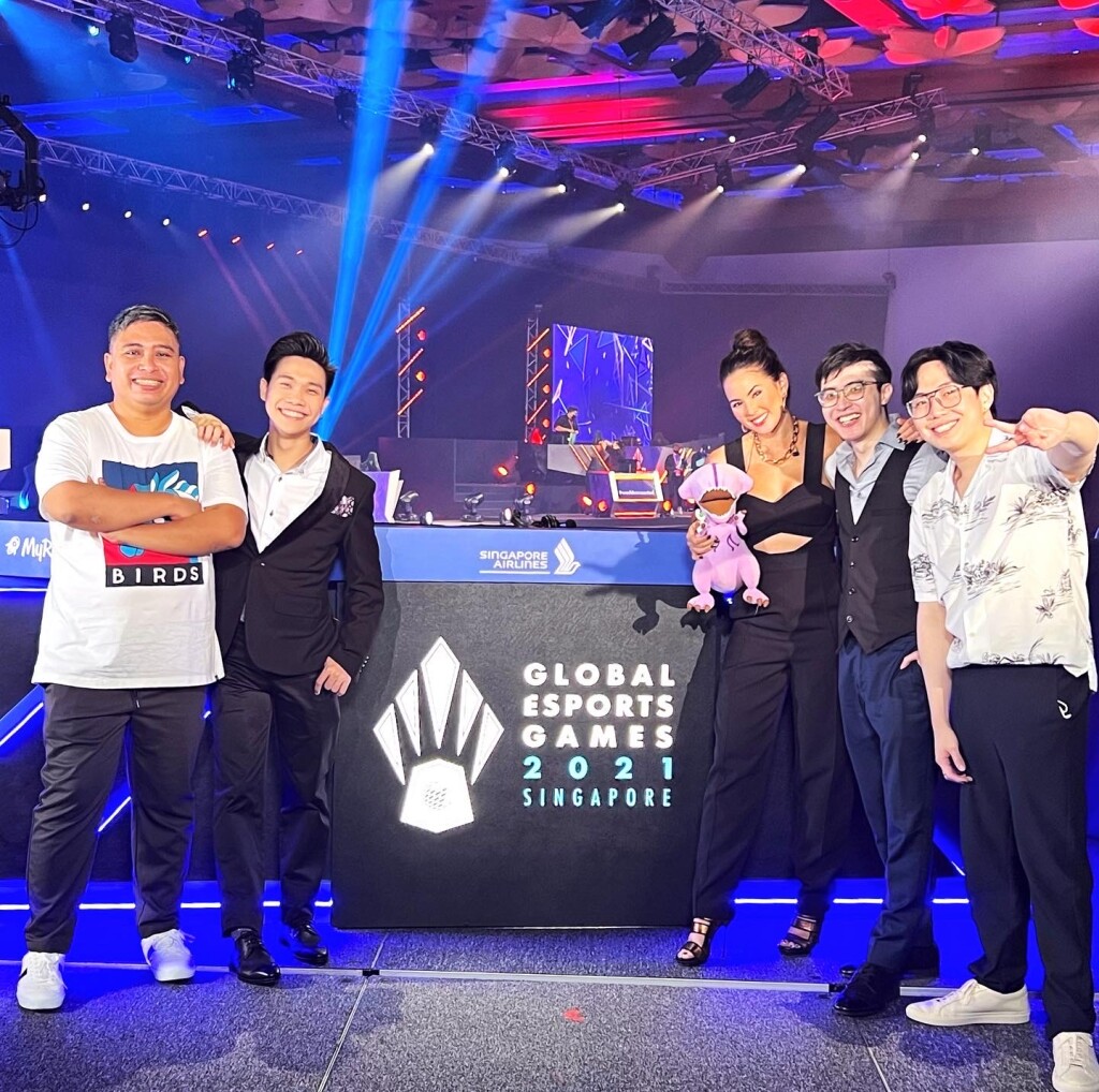 CASTERS of the Global Esport Games ( GEG) Singapore 